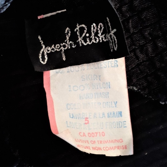 Vintage 1980s Joseph Ribkoff Open Back Dress Size 5 - Picture 7 of 7